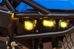 Morimoto 2Banger NCS LED Pod Spot Yellow, Pair