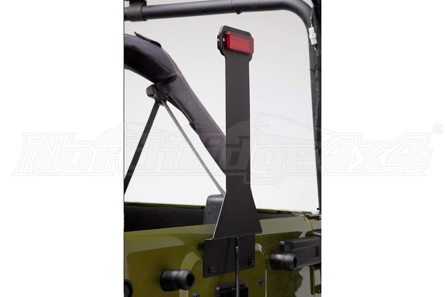Body Armor Elevated Center Mounted Brake Light Kit Jeep Rubicon 2007