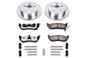 Power Stop Z36 Extreme Truck and Tow Brake Kit, Rear  - TJ/LJ 2003-06