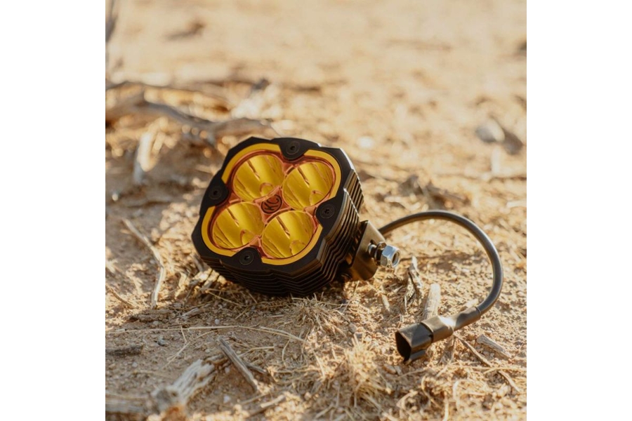 KC HiLiTES Flex ERA 4 Performance Yellow Spot Beam Lens - Single
