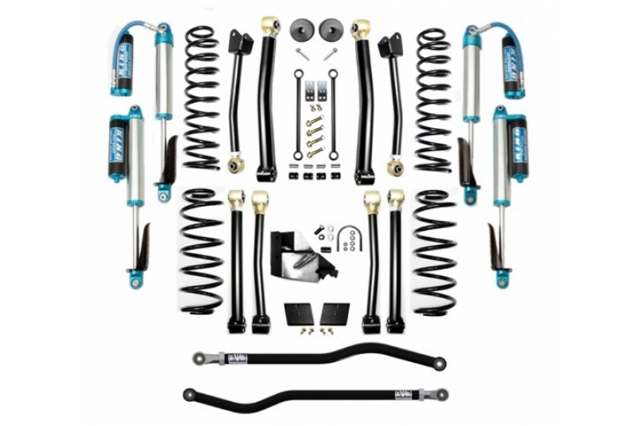 Evo Manufacturing 4.5in Enforcer Stage 4 Plus Lift Kit w/ Comp Adjuster Shocks ( Part Number: 3054S4PKA)