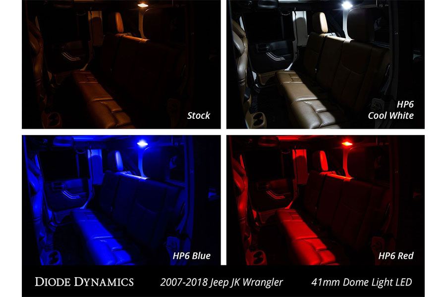 Diode Dynamics Interior LED Conversion Kit, Stage 1 - Red - JK