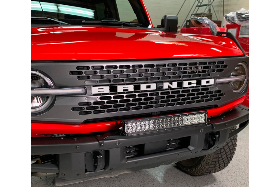 Grimm Offroad Steel Front Bumper Light Bridge  - Bronco 2021+