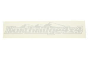 Northridge4x4 Sticker Silver 6.5in