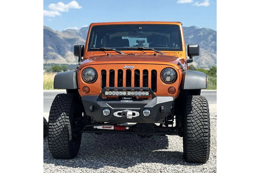 Rock-Slide Engineering Appalachian Steel Stubby Front Bumper - JK