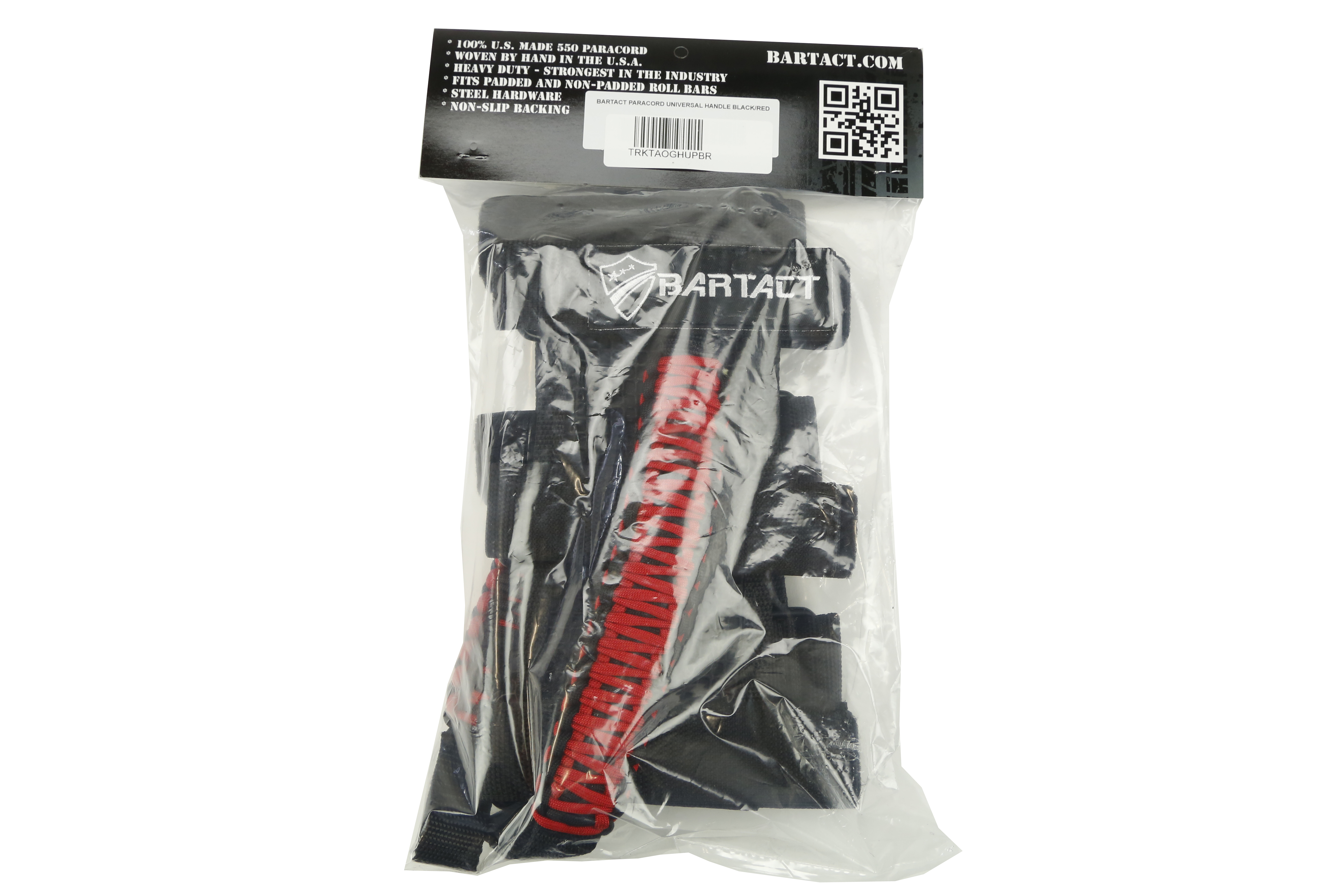 Bartact Paracord Grab Handles Black/Red