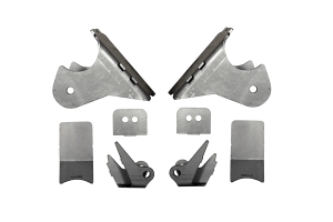 EVO Manufacturing Rear High Clearance Long Arm Frame and Axle Bracket Set - JK