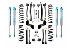 Evo Manufacturing 2.5in Enforcer Overland Stage 4 Lift Kit w/ King 2.0 Shocks - JL Diesel 