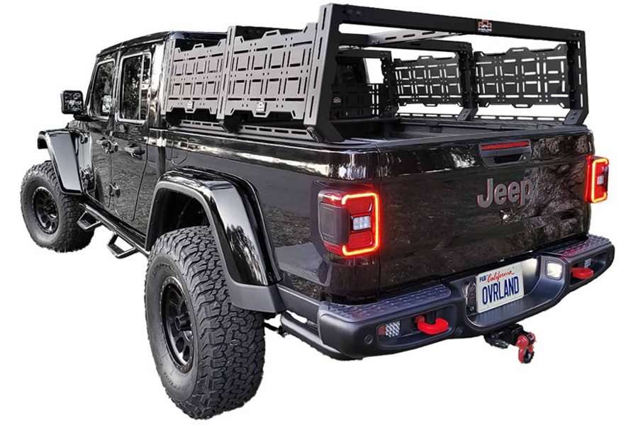 Overland Vehicle Systems Ruff Rax Modular Bed Rack   - JT 5ft Bed