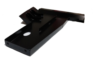M.O.R.E. Oil Pan/Transmission Skid Plate - Black - JL 392