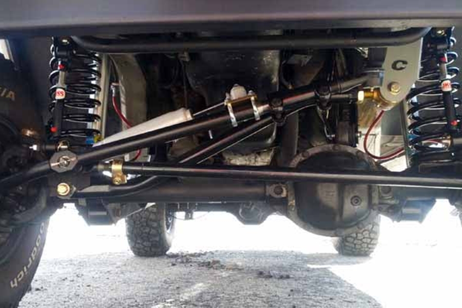 Clayton Adjustable Front Trackbar  - TJ/LJ/XJ/ZJ