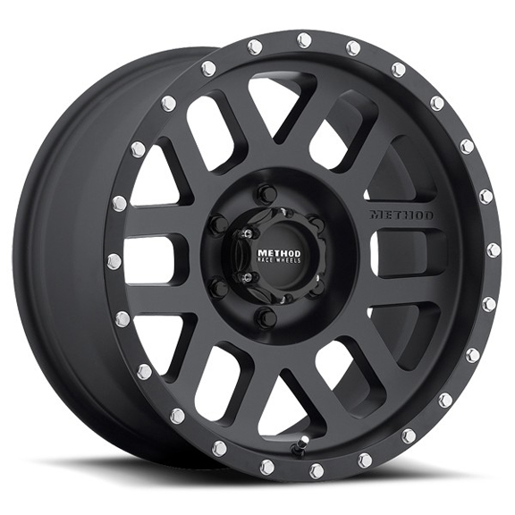 Method Race Wheels 306 Mesh Series Wheel 17x8.5 5x5 Matte Black - JT/JL/JK