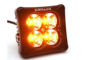 ZROADZ 3 inch LED Light Pod, G2 Series, Amber, Flood Beam, 1 Piece