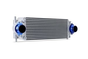 Mishimoto 2.7 L Stock Location Int Kit Micro Wrinkle Black Pipes, Silver Cooler - Bronco 2021+
