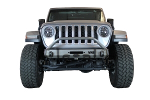 VKS Fab Villain Front Bumper - Winch Hoop - JL/JT