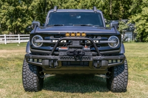 Rough Country Safari Bar Kit OE Modular Steel Bumper 3in OSRAM Angle Wide Series    - Bronco 2021+