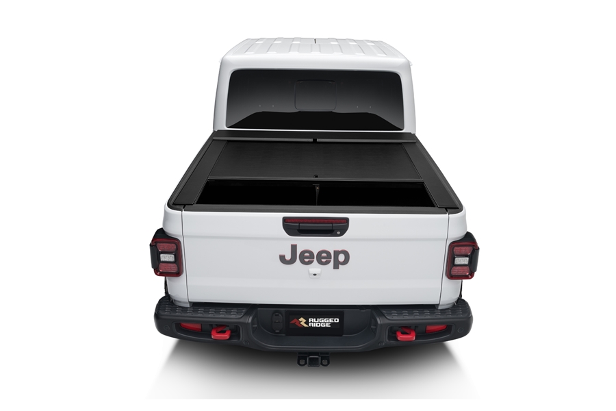 Rugged Ridge Armis Bed Cover w/ Max Track   - JT without Trail Rail