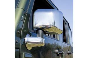 Rugged Ridge Chrome Mirror Cover Kit - JK