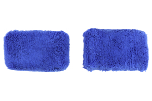 Chemical Guys Microfiber Applicator Pads Thick Premium Grade Blue - 2 Pack