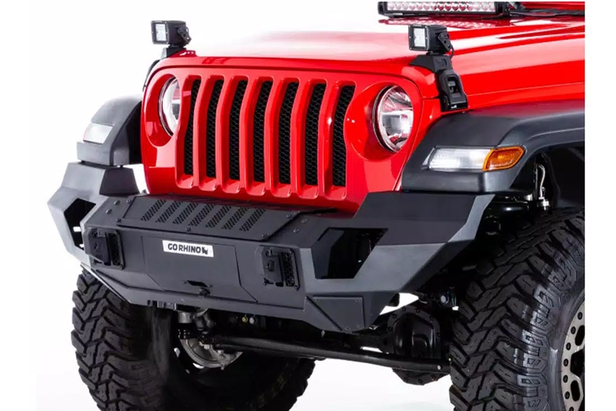 Go Rhino Trail Line Front Full Width Bumper - JT
