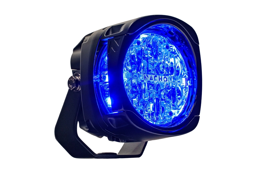 Nacho Offroad Technology Quatro Chase LED Lights - Amber/Blue