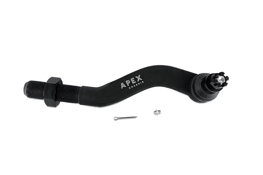 Apex Chassis 2.5 Ton D44 Tie Rod Kit - Black Aluminum - JT/JL Rubicon