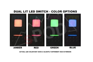sPOD SourceLT w/Red LED Switch Panel - JK