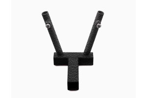 Steinjager Hitch Mounted Dual Flag Holder Kit - Texturized Black - JT