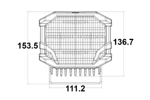 Morimoto BigBanger NCS LED Pod, Amber DRL, Spot, White, Each