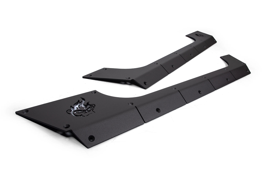 Crawltek Rocker Body Cladding Kit - Black - JK 2Dr