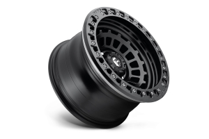MHT Luxury Alloys FUEL Zephyr Beadlock Wheel D101 Matte Black W/ Matte Black Ring 17x9 6x5.5 - Toyota