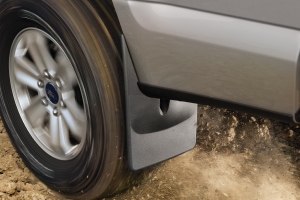 Weather Tech No Drill, Laser Measured, Custom Mud Flaps, Front Pair, Black - Bronco 2021