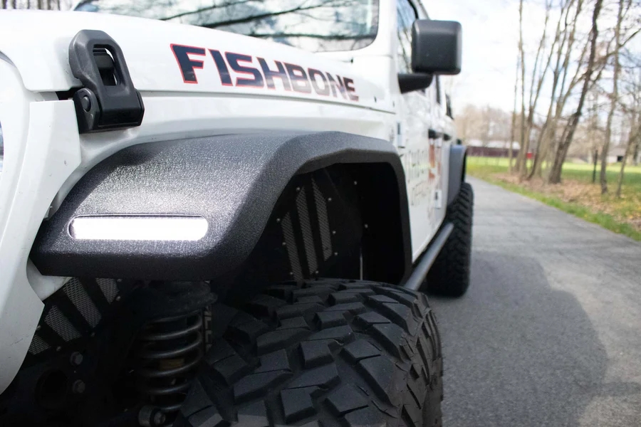 Fishbone Offroad Front Steel Elite Fender Set - JT/JL