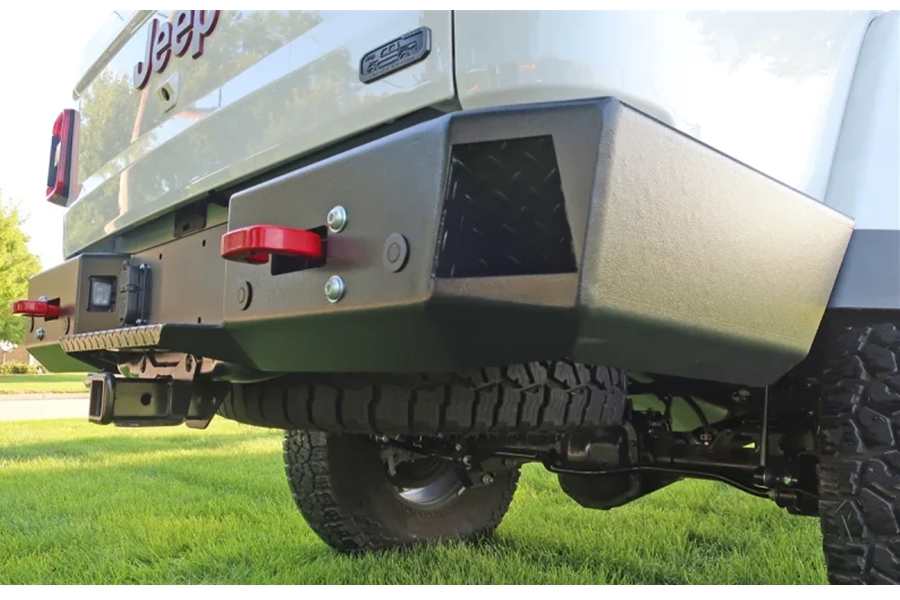 Rock Hard 4x4 Patriot Series Rear Aluminum Bumper - JT