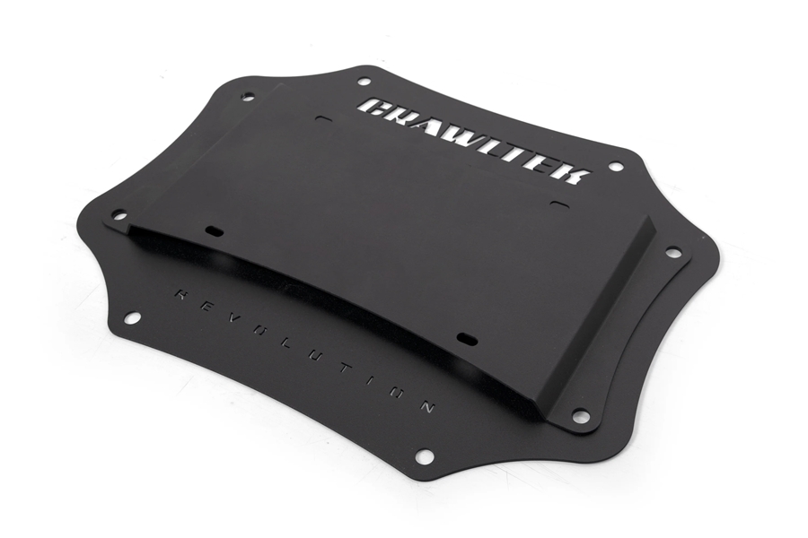 Crawltek Tailgate Plate / License Plate Relocation Kit - JK 