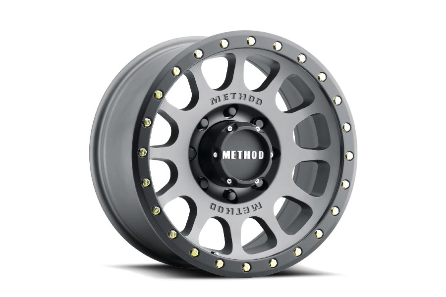 Method Race Wheels 305 NV Series Wheel 20x9 8x6.5 18mm Offset Titanium Matte Black Lip