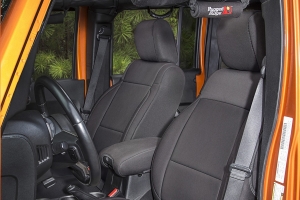 Rugged Ridge Seat Cover Kit Black - JK 4dr 2011+