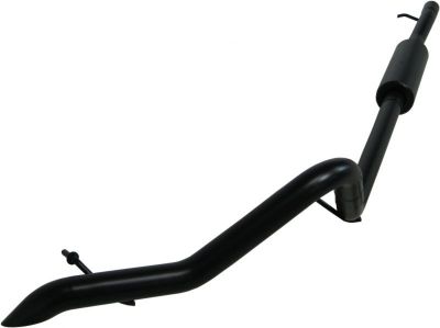 MBRP Black Series Cat-Back Exhaust System - JK 4dr 2007-11