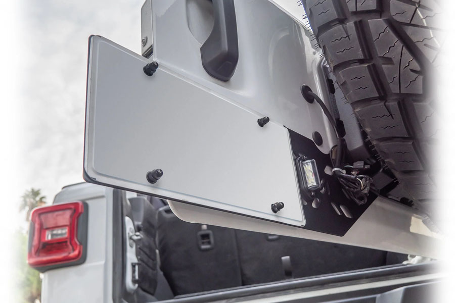 Turn Offroad License Plate Relocation Kit - JL