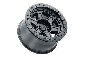 Black Rhino Reno Off Road Beadlock Wheel, 17x8.5 5x5 - Matte Black w/ Black Bolts - JT/JL/JK