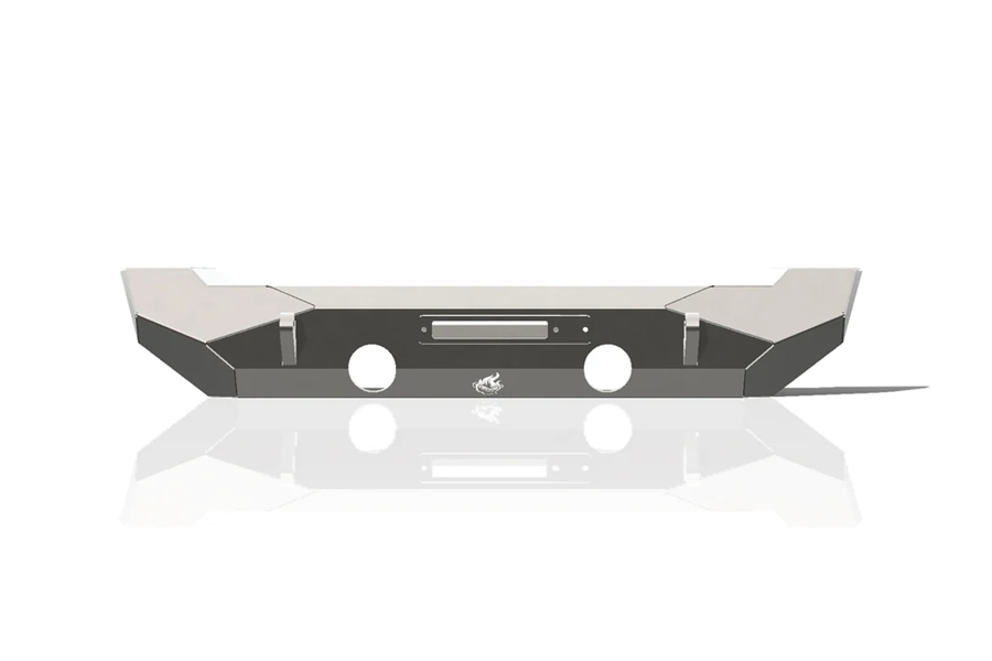 Crawltek Pyro Mid-Width Front Winch Bumper - Black - JK