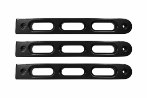 DV8 Offroad Black Slot Style Door Handle Inserts, Set of 3  - JK 2dr