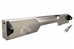 EVO Manufacturing Rear Bumper Delete Fascia - Bare Aluminum - JL