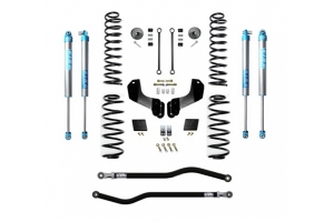 Evo Manufacturing 2.5in Enforcer Overland Stage 1 PLUS Lift Kit w/ King 2.0 Shocks - JL Diesel 