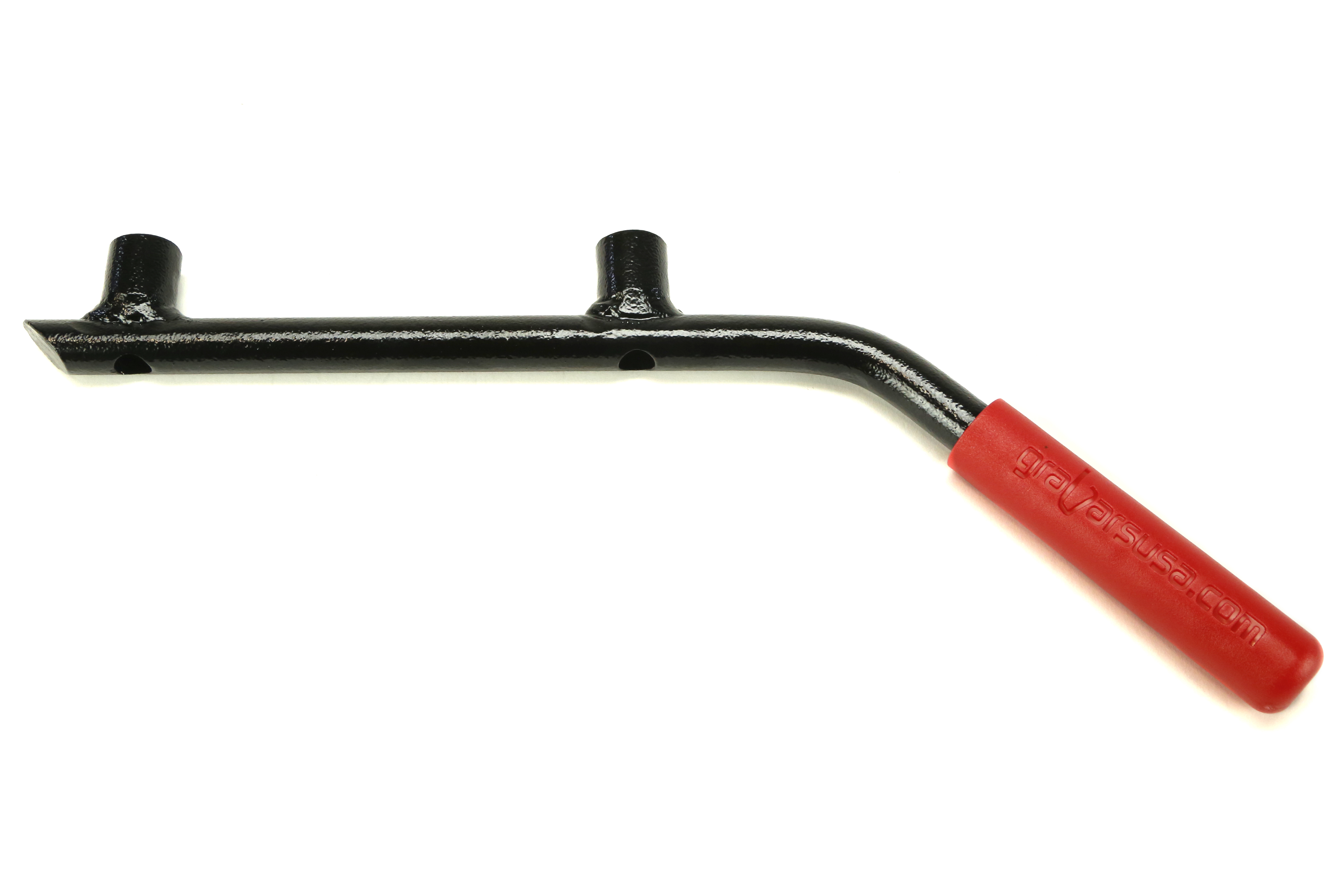 WD Automotive Grabars Rear Black w/Red Handles - JK 4dr