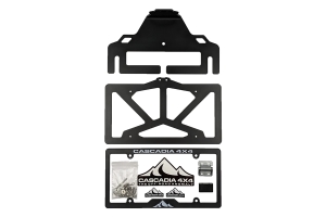 Cascadia 4x4 Flipster V3 Winch License Plate Mounting System