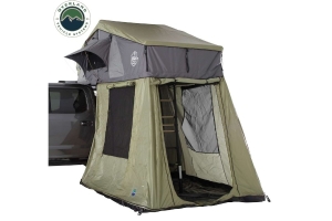 Overland Vehicle Systems Nomadic 2 Roof Top Tent Annex Green Base with Black Floor & Travel Cover