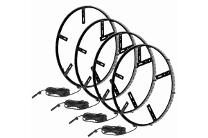 Oracle LED Illuminated Wheel Rings - Single Row - White