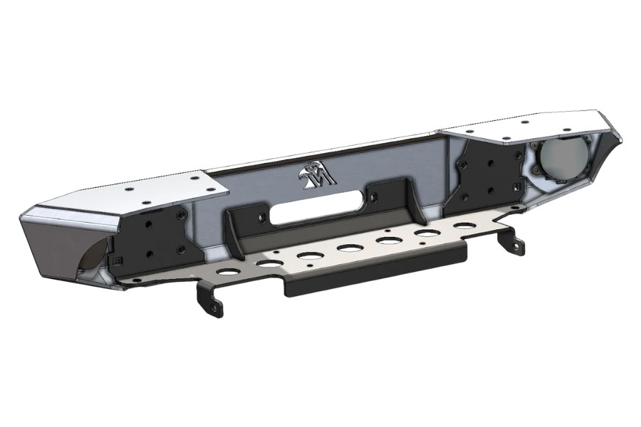 Next Venture Motorsports Aluminum Adventure Series Front Bumper Only - Bare - JK