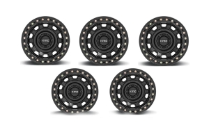 KMC Wheels KM236 Tank Beadlock Wheel Package (Black) - JT/JL/JK